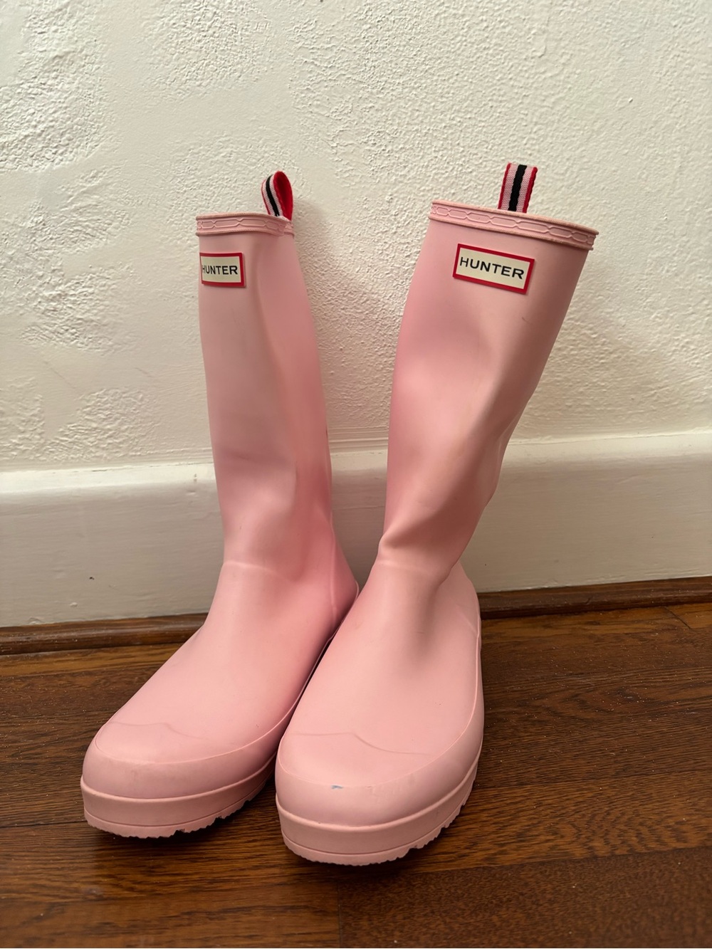 Hunter Original Short Rain Boots Pink Women’s Size 9 Waterproof Rubber Wellies